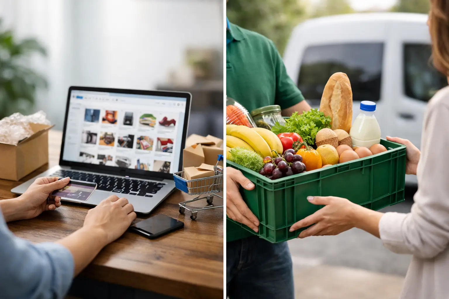 Online Marketplace Versus Supermarket Delivery