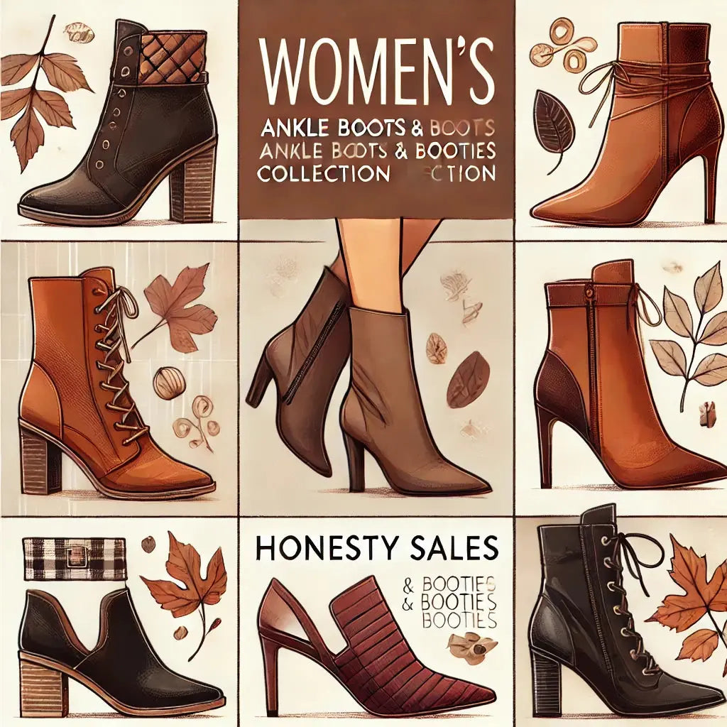 Womens-Ankle-Boots-and-Booties Honesty Sales U.K