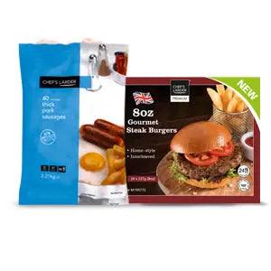 Frozen Burgers, Grills, Sausages - Honesty Sales U.K