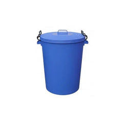 110L Clip Bin with Lid Blue - Honesty Sales