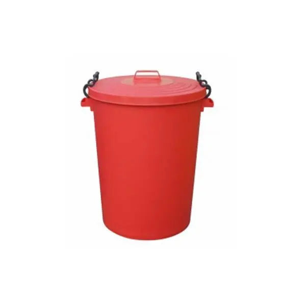 110L Clip Bin with Lid Red - Honesty Sales
