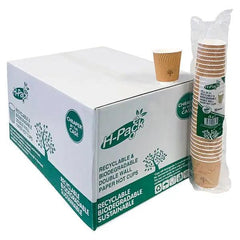 12oz Eco DoubleWall Kraft Paper Cup - Honesty Sales