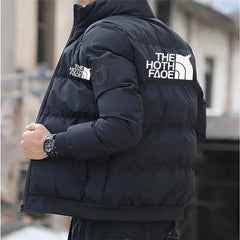 2024 Men's Tiger Logo Padded Cotton Jacket - Short Thick Casual Parka, Winter Trend (S-5XL) Dropshipman