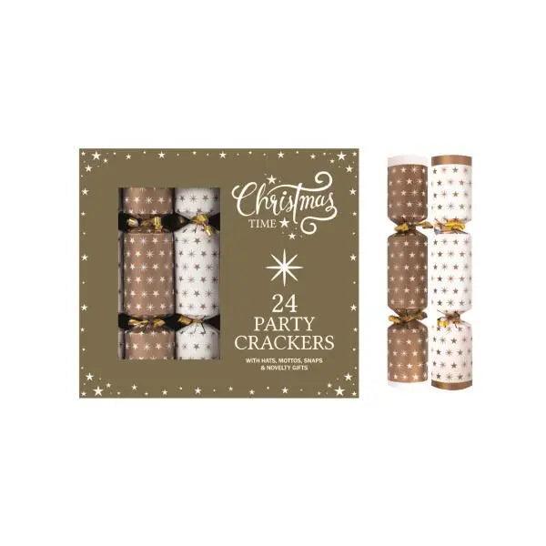 24 x 9" Mini Gold Stars Cracker Party Box - Honesty Sales