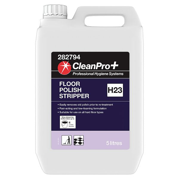 CleanPro+ Floor Polish Stripper 5 Litres (1 x 5ltr)