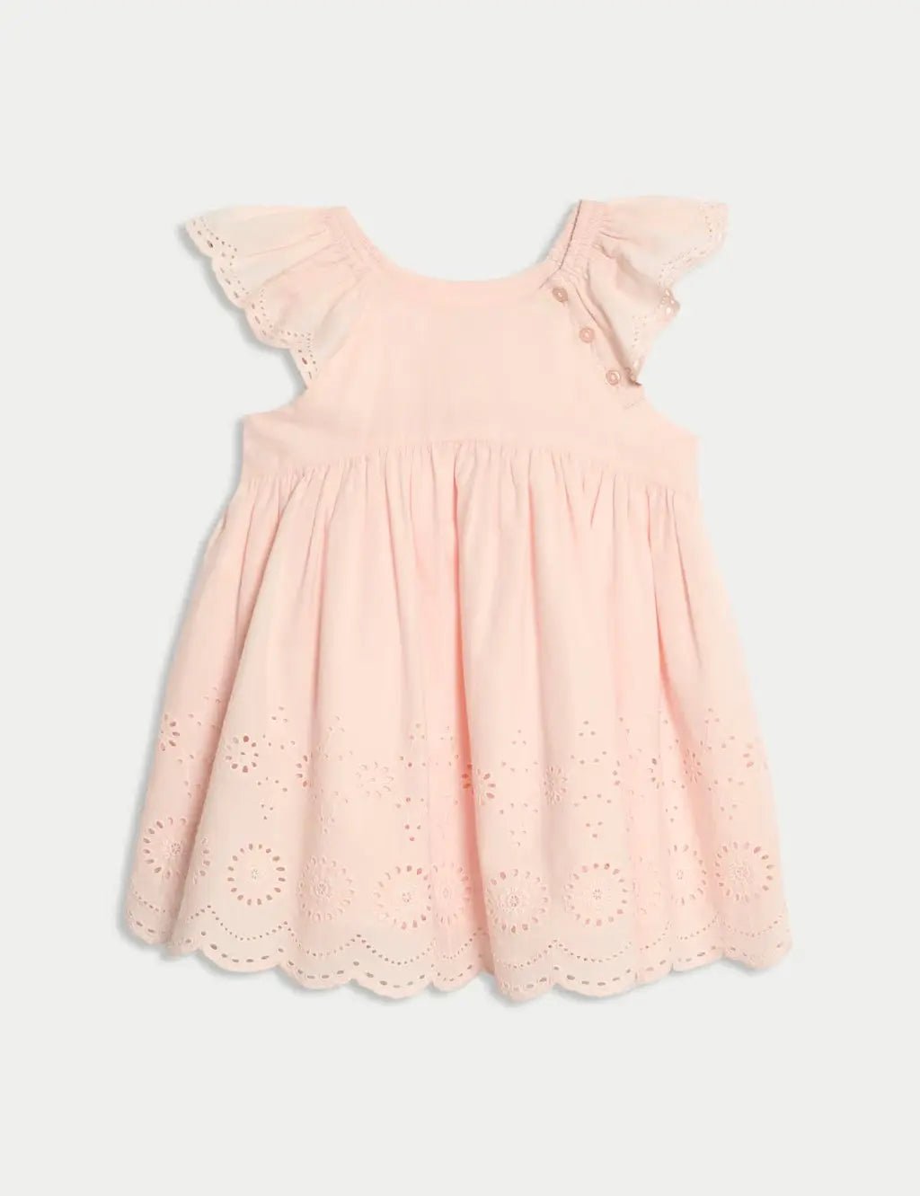 2pc Pure Cotton Broderie Outfit (0 Mths - 3 Yrs) - Honesty Sales