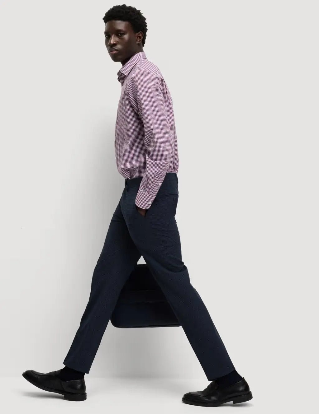 2pk Regular Fit Easy Iron Check Shirts - Honesty Sales