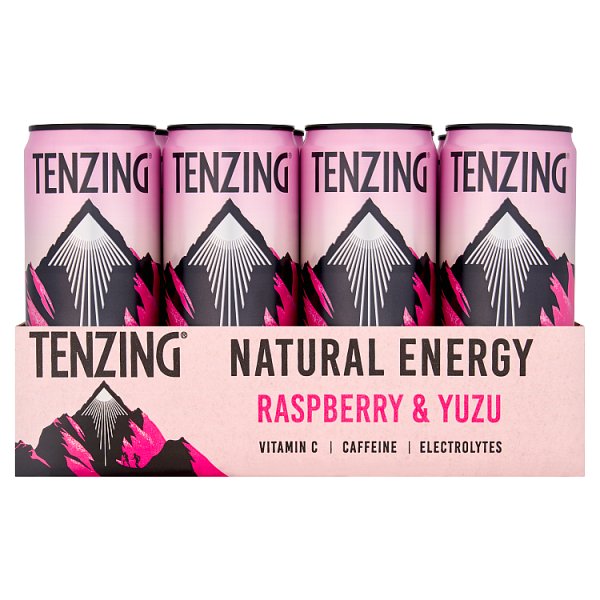 Tenzing Raspberry & Yuzu Natural Energy 12 x 330ml (12 x 330ml)