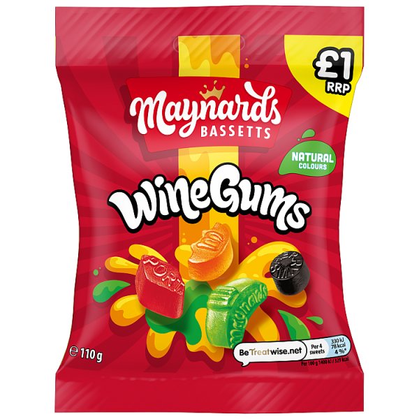 Maynards Bassetts Wine Gums Candy 110g (10 x 110g) - image 3