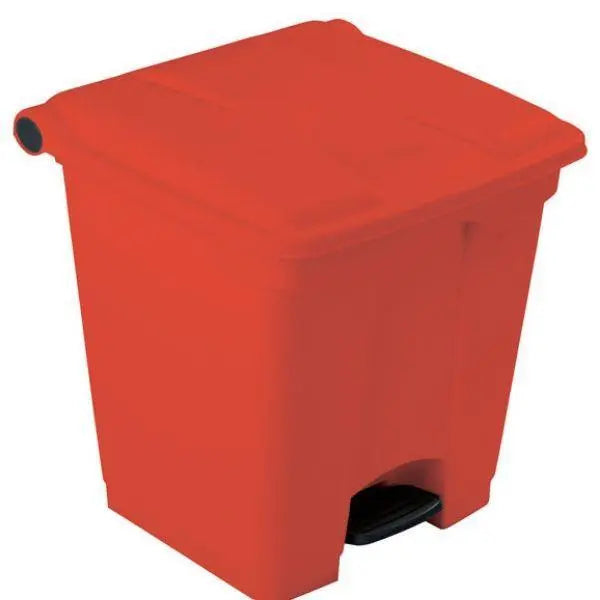 45L Step-on Container/Bin Red - Honesty Sales