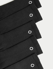 5pk Cotton Rich Cushioned Crew Socks Honesty Sales
