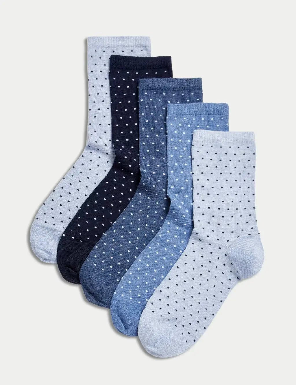 5pk Seamless Toes Ankle High Socks - Honesty Sales