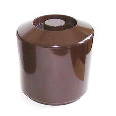 6 Pint Ice Bucket, Round, Brown - Honesty Sales