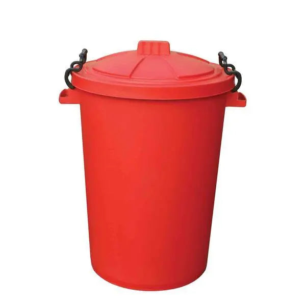 85L Clip Bin with Lid Red - Honesty Sales