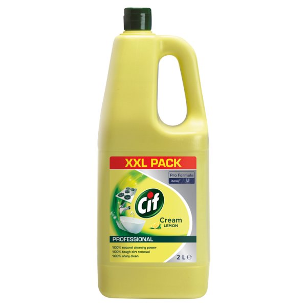 Cif Pro Formula Professional Cream Lemon 2L (1 x 2ltr)