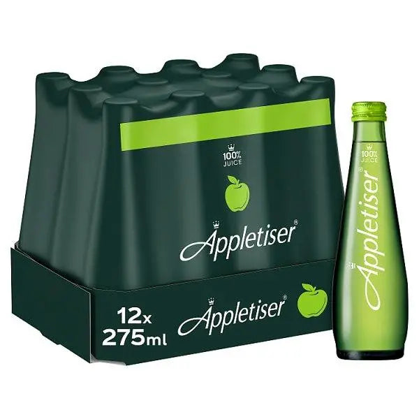 Appletiser Sparkling Apple Juice 12 x 275ml (Case of 12) - Honesty Sales