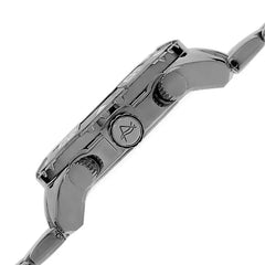 August Steiner Mens AS8130BK Black Multifunction Swiss Quartz Watch with Black Dial and Black Gold Bracelet - Honesty Sales