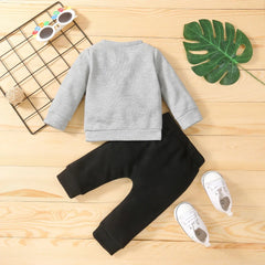 Baby Clothes Newborn Girl Boy 2Pcs Cotton Rainbow Fall Outfits Girls Clothing Suit Honesty Sales U.K