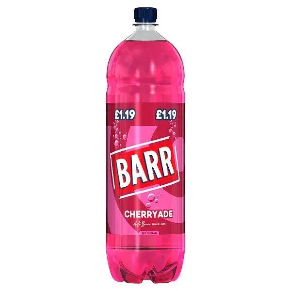 Barr Cherryade Soft Drink 2L Bottle (Case of 6) - Honesty Sales