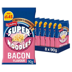 Batchelors Super Noodles Bacon Flavour 90g (Case of 8)  Honesty Sales U.K