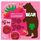 Bear Yoyos Real Fruit Refreshing Raspberry 5 x 20g (Case of 6) - Honesty Sales