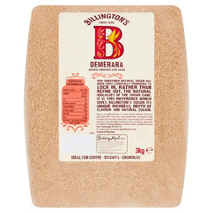 Billington's Demerara Natural Unrefined Cane Sugar 3kg Billington's