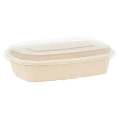 BioPak 25pcs Takeaway Trays & Lids - Honesty Sales