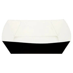 BioPak Black Burger Tray - 100pcs - Honesty Sales