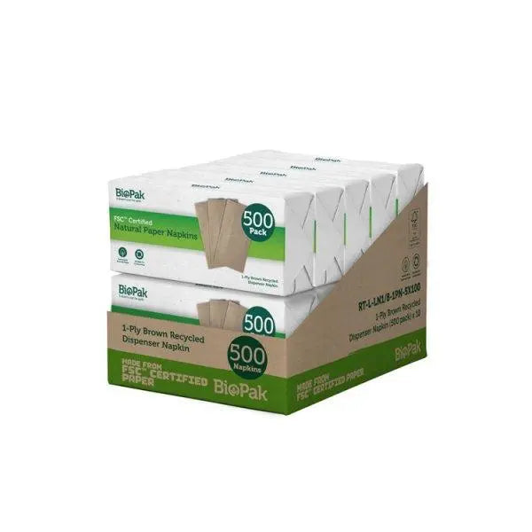 BioPak Natural Paper Napkins - Honesty Sales