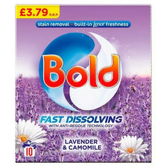 Bold Washing Powder 650g, 10 Washes, Lavender & Camomile (Case of 6) - Honesty Sales U.K