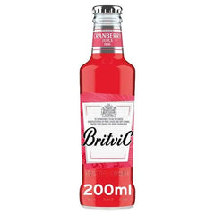Britvic Cranberry Juice Drink Bottle 200ml (Case of 24) - Honesty Sales