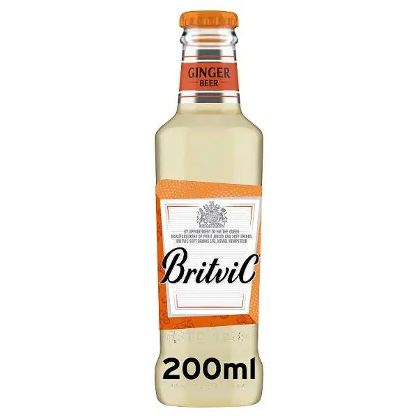 Britvic Fiery Ginger Beer Bottle 200ml (Case of 24) - Honesty Sales
