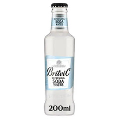 Britvic Soda Water 200ml (Case of 24) - Honesty Sales