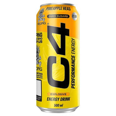 C4 Performance Energy Pineapple Head Energy Drink 500ml (Case of 12) - Honesty Sales