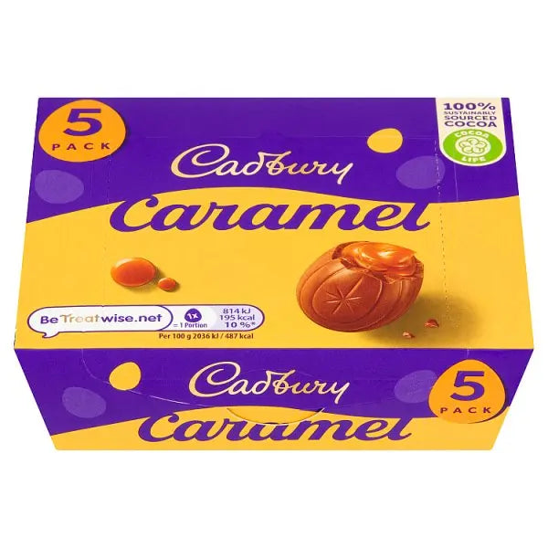 Cadbury Caramel Chocolate Egg 5 Pack 200g (case of 28) Cadbury