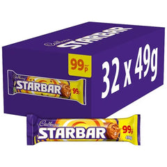 Cadbury Starbar Chocolate Bar 49 g (Case of 32)