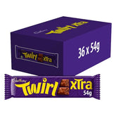 Cadbury Twirl Xtra Duo Chocolate Bar 54g (Case of 36)