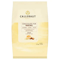 Callebaut Chocolate for Baking Chunks White 2.5kg Callebaut