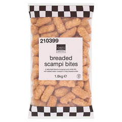 Chefs Essentials Breaded Scampi Bites 1.8kg - Honesty Sales