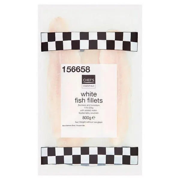 Chef's Essentials White Fish Fillets 800g - Honesty Sales