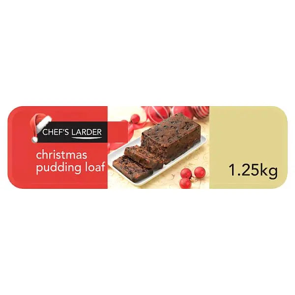 Chef's Larder Christmas Pudding Loaf 1.25kg Honesty Sales U.K