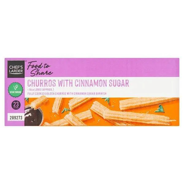 Chefs Larder Churros with Cinnamon Sugar 900g - Honesty Sales