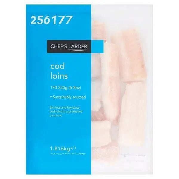 Chefs Larder Cod Loins 1.816kg - Honesty Sales