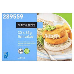 Chefs Larder Fish Cakes 30 x 85g (2.55kg) - Honesty Sales