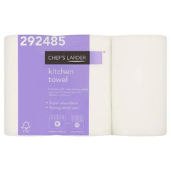 Chef's Larder Kitchen Towel 6 Double Rolls - Honesty Sales U.K