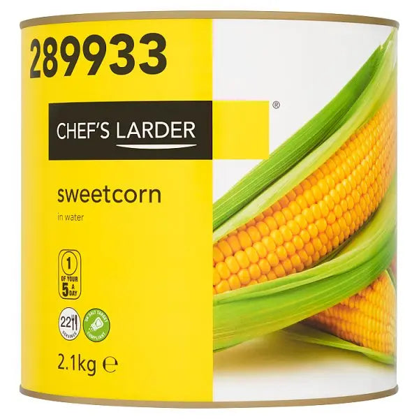 Chef's Larder Sweetcorn in Water 2.1kg Chef's Larder
