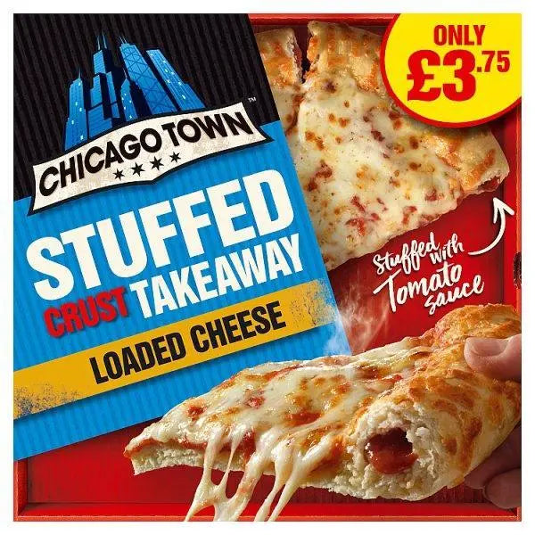 Chicago Town Takeaway Stuffed Crust Cheese Medium Pizza 480g (PMP) - (Case of 10) - Honesty Sales