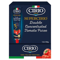 Cirio Supercirio Double Concentrated Tomato Puree 140g (Case of 12) - Honesty Sales