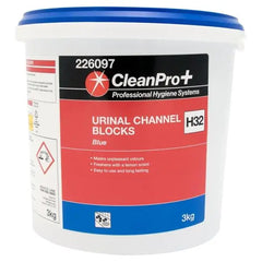 CleanPro+ Blue Urinal Channel Blocks H32 3kg - Honesty Sales