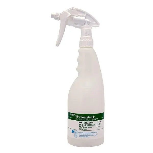 CleanPro+ Detergent Disinfectant Multi-Purpose Sanitiser H2 (Empty Bottle) - Honesty Sales
